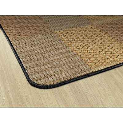 Flagship Carpets Basketweave Blocks Class Rug (FA101044FS)