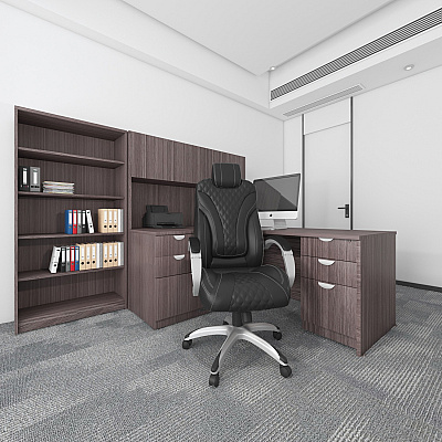 BOSS Hinged Arm Executive Chair (B8871BK)