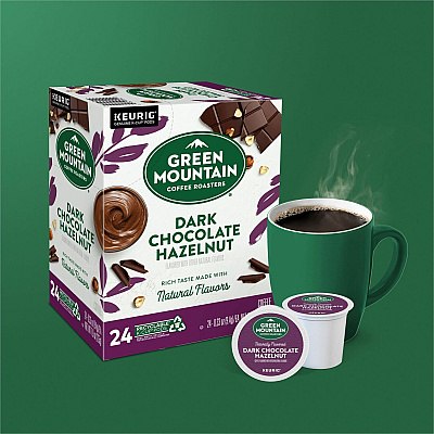 Green Mountain Coffee Roasters K-Cup Dark Chocolate Hazelnut Coffee (GMT9140)
