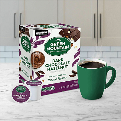 Green Mountain Coffee Roasters K-Cup Dark Chocolate Hazelnut Coffee (GMT9140)