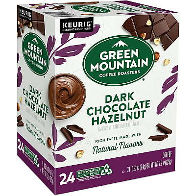 Green Mountain Coffee Roasters K-Cup Dark Chocolate Hazelnut Coffee (GMT9140)