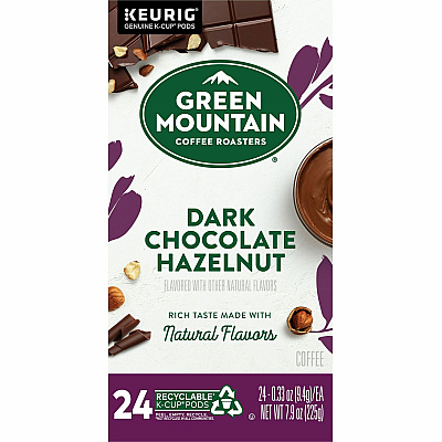 Green Mountain Coffee Roasters K-Cup Dark Chocolate Hazelnut Coffee (GMT9140)