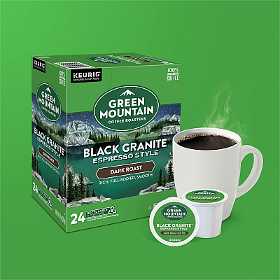 Green Mountain Coffee Roasters K-Cup Black Granite Espresso Style Coffee (GMT9530)