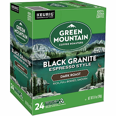 Green Mountain Coffee Roasters K-Cup Black Granite Espresso Style Coffee (GMT9530)