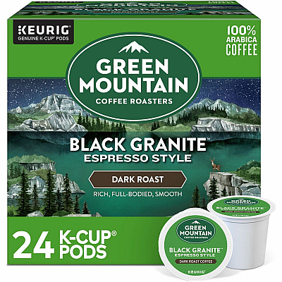 Green Mountain Coffee Roasters K-Cup Black Granite Espresso Style Coffee (GMT9530)