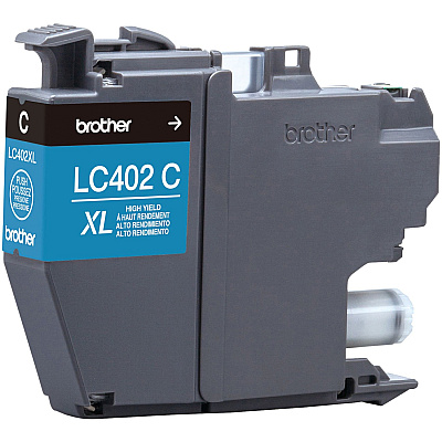 Brother LC402XLCS Original High Yield Inkjet Ink Cartridge - Cyan Pack