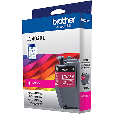 Brother LC402XLMS Original High Yield Inkjet Ink Cartridge - Magenta Pack