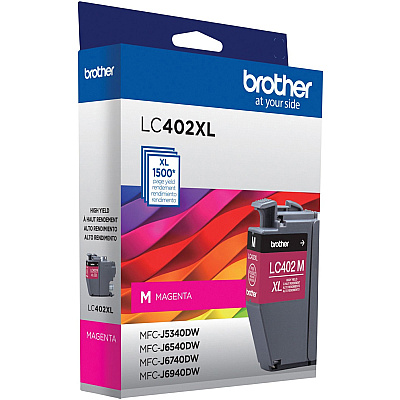Brother LC402XLMS Original High Yield Inkjet Ink Cartridge - Magenta Pack