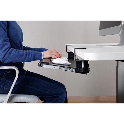 Kantek Clamp Mount for Keyboard - Black (KTKKT175)