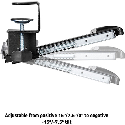 Kantek Clamp Mount for Keyboard - Black (KTKKT175)