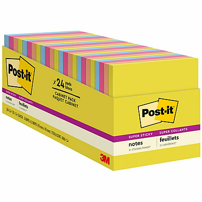 Post-it Super Sticky Notes (MMM65424SSJOYCP)