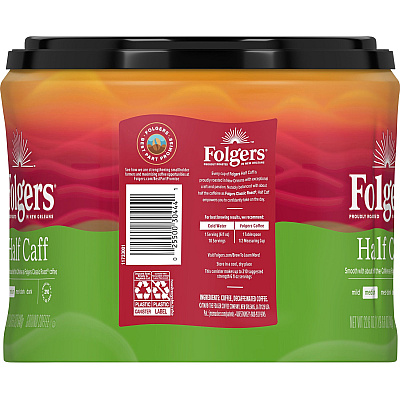 Folgers 1/2 Caff Coffee (FOL30444)