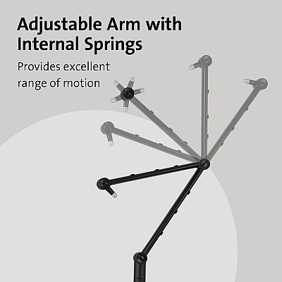 Kensington A1020 Mounting Arm for Microphone, Webcam, Lighting System, Camera, Telescope - Black (KMW87652)