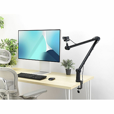 Kensington A1020 Mounting Arm for Microphone, Webcam, Lighting System, Camera, Telescope - Black (KMW87652)