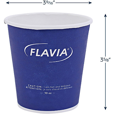 FLAVIA 10 oz Hot Beverage Paper Cups (LAV25200018)