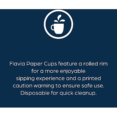 FLAVIA 10 oz Hot Beverage Paper Cups (LAV25200018)