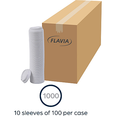FLAVIA 10 oz Hot Beverage Paper Cup Lids (LAV25200019)