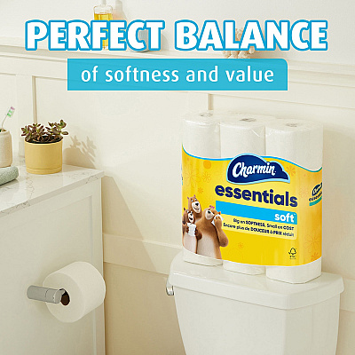 Charmin Essentials Toilet Paper (PGC03159)