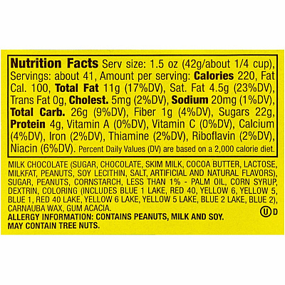 M & M's Peanut Chocolate Candies (20900060)