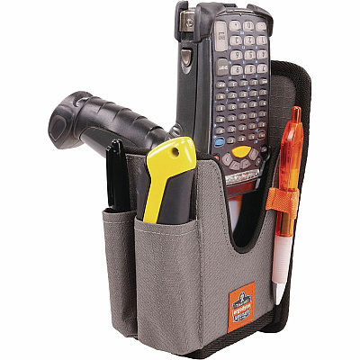 ergodyne 5541 Carrying Case Rugged (Holster) Bar Code Scanner, Mobile Computer, Pen - Gray (EGO19183)