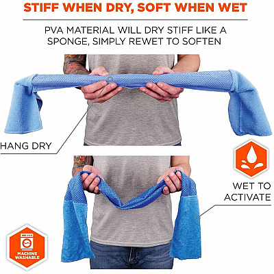 ergodyne 6604 Multipurpose Cooling Towel (EGO12490)