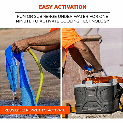 ergodyne 6604 Multipurpose Cooling Towel (EGO12490)