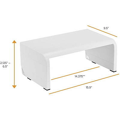 Stanley Bostitch Stanley Bostitch Adjustable Monitor Stand (BOSKTSTANDWHT)