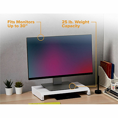 Stanley Bostitch Stanley Bostitch Adjustable Monitor Stand (BOSKTSTANDWHT)