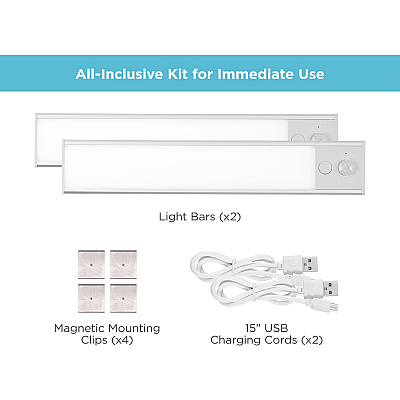 BLACK+DECKER Rechargeable Under Cabinet Lighting Kit (LEDUC92REC)