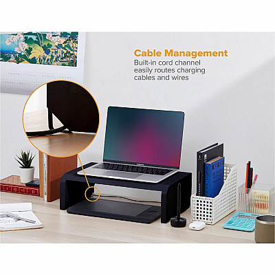 Stanley Bostitch Stanley Bostitch Adjustable Monitor Stand (BOSKTSTANDBLK)