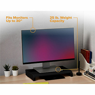 Stanley Bostitch Stanley Bostitch Adjustable Monitor Stand (BOSKTSTANDBLK)