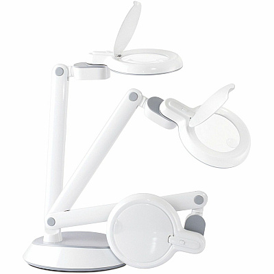 OttLite Space-Saving LED Magnifier Desk Lamp (CSG9708CSHPR)