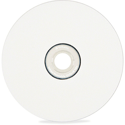 Verbatim DVD+R 4.7GB 16X White Inkjet Printable - 100pk Spindle (95145)