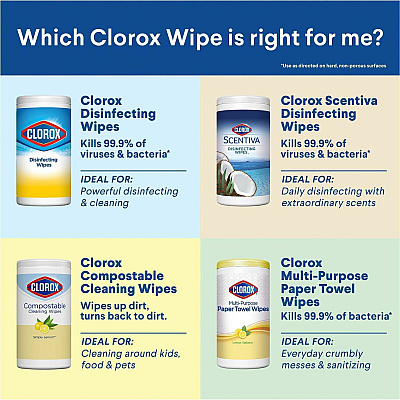 Clorox Multipurpose Paper Towel Wipes (CLO32578)