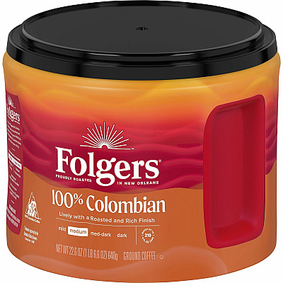 Folgers Ground 100% Colombian Coffee (FOL30445)