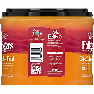 Folgers Ground Breakfast Blend Coffee (FOL30440)