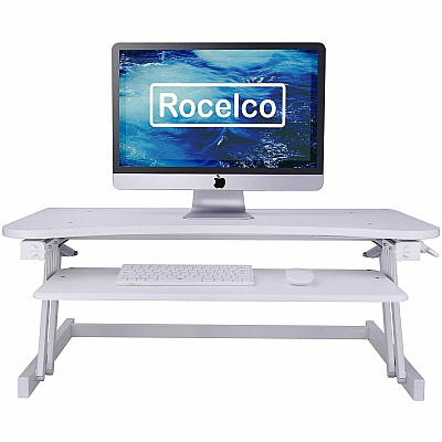 Rocelco DADR 37.4" Deluxe Adjustable Desk Riser (RDADRW)