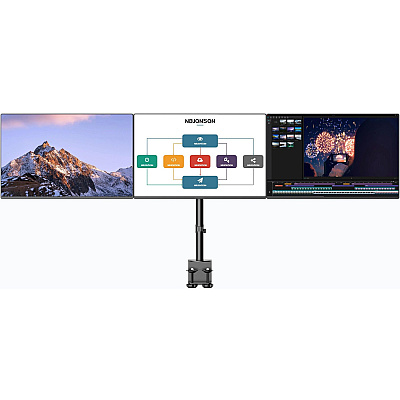 Rocelco RDM3 Desk Mount for LCD Monitor, LED Monitor, Display Stand