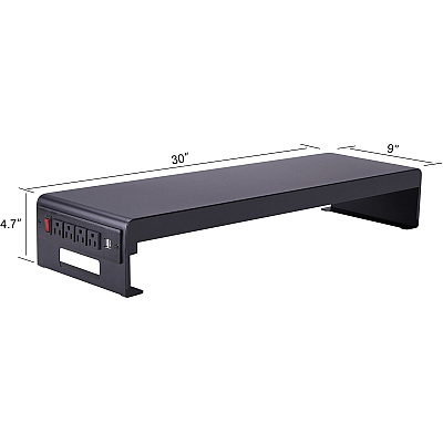 Rocelco Dual Monitor Stand AC-USB (RCLRDMS)