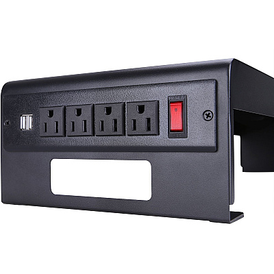 Rocelco Dual Monitor Stand AC-USB (RCLRDMS)