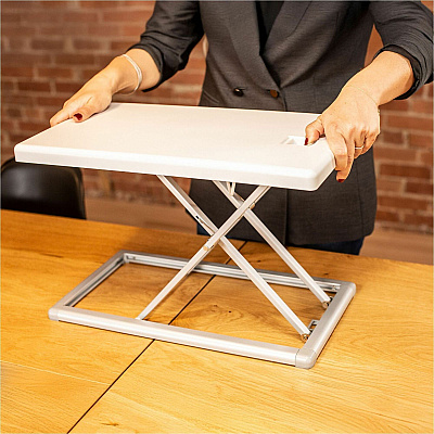 Rocelco PDR Portable Desk Riser (RPDRW)