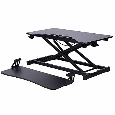 Rocelco VADR 31.5" Hi-Lift Adjustable Desk Riser (RVADRB)