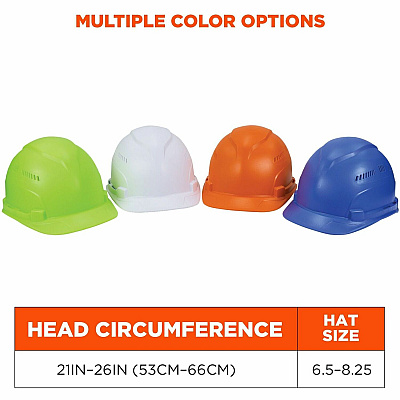 ergodyne 8966 Lightweight Cap-Style Hard Hat (EGO60271)