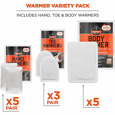 ergodyne N-Ferno 6994 Warming Variety Pack (16994)