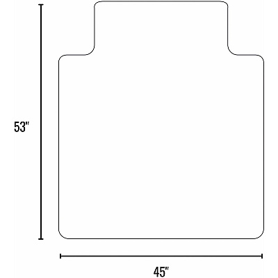 ES ROBBINS Everlife Chairmat w/Lip (ESR122173)