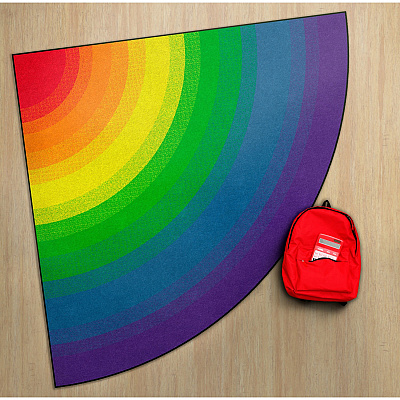 Flagship Carpets Rainbow Classroom Rug (FE41626A)