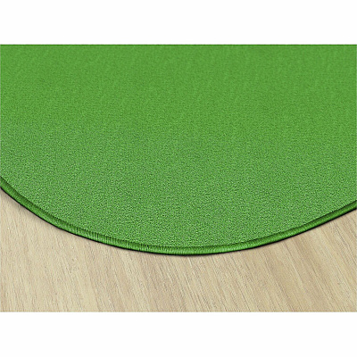 Flagship Carpets Classic Solid Color 6' Round Rug (AS27LG)