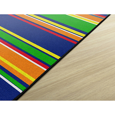 Flagship Carpets Basics Stripes Classroom Rug (FE40732A)
