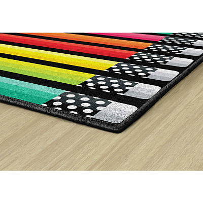 Flagship Carpets Schoolgirl Stylish Brights Rug (CA199428SG)