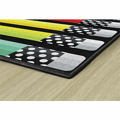 Flagship Carpets Schoolgirl Stylish Brights Rug (CA199444SG)